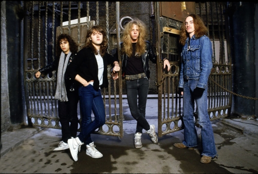 Metallica Band Photo with Cliff Burton